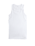 2pk Cotton Rich Ribbed Sleeveless Vests