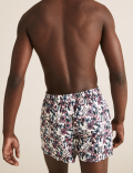 3pk Pure Cotton Floral Woven Boxers