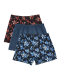 3pk Cotton Printed Boxers