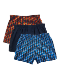 3 Pack Cotton Tropical Fish Print Boxers