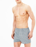 3 Pack Pure Cotton Spot Print Boxers