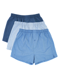 3pk Pure Cotton Woven Boxers