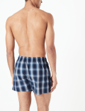 3 Pack Ombre Checked Boxers