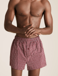3pk Pure Cotton StayNew™ Woven Boxers