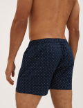 3pk Pure Cotton Pattern Woven Boxers