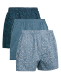 3pk Pure Cotton Printed Woven Boxers