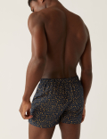 3pk Pure Cotton Assorted Woven Boxers