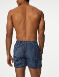 3pk Pure Cotton StayNew™ Checked Boxers