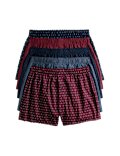 5pk Pure Cotton Foulard Woven Boxers