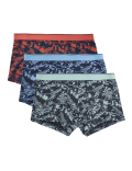 3 Pack Cotton Jungle Print Hipsters