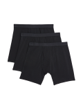 3pk Longer Length Cotton Cool & Fresh™ Trunks