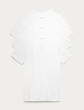 3 Pack Cotton Rich Cool & Fresh&trade; Vests