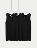 3pk Cotton Rich Cool & Fresh™ Vests