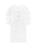 3 Pack Cotton Rich Cool & Fresh&trade; V-Neck Vests