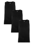 3pk Sleeveless Vests