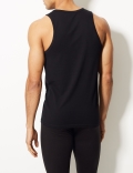 2 Pack Cotton Rich Stretch Vests