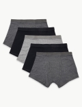 5pk Cotton Cool & Fresh&trade; Stretch Trunks