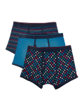 3 Pack Cotton Cool & Fresh™ Trunks