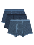 3pk Cotton Stretch Cool & Fresh™ Trunks