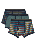3pk Cotton Stretch Cool & Fresh™ Trunks