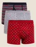 3pk Cotton Rich Cool & Fresh™ Trunks