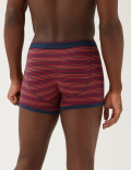 3pk Cotton Rich Cool & Fresh&trade; Striped Trunks