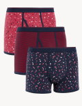3pk Cotton Rich Cool & Fresh™ Trunks