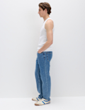 3pk Pure Cotton Sleeveless Vests
