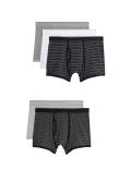 5pk Cotton Stretch Cool & Fresh™ Trunks