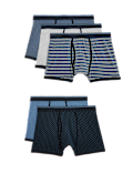 5pk Cotton Blend Cool & Fresh™ Trunks