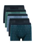 5 Pack Cotton Stretch Swallow Print Hipsters