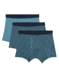 3 Pack Microskin Printed Trunks