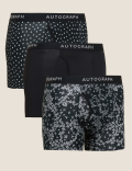 3pk Microskin Floral Print Trunks