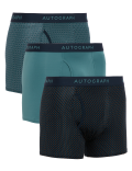 3pk Microskin Assorted Pattern Trunks