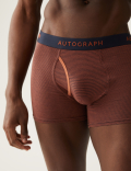 3pk Premium Cotton Striped Trunks