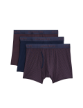 3pk Microskin Geometric Trunks