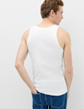 3 Pack Pure Cotton Sleeveless Vests