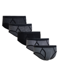 5pk Cotton Cool & Fresh&trade; Printed Briefs