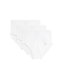 3pk Pure Cotton StayNew™ High Waist Briefs