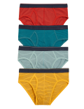 4pk Cotton Stretch Cool & Fresh™ Briefs