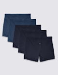 5 Pack Pure Cotton Trunks with StayNEW&trade;