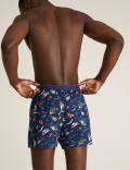 3pk Pure Cotton Jersey Hawaiian Boxers