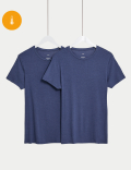 2pk Heatgen™ Light Thermal Short Sleeve Top