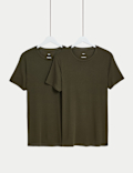 2pk Heatgen™ Light Thermal Short Sleeve Tops