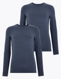 2pk Heatgen™ Light Thermal Long Sleeve Tops