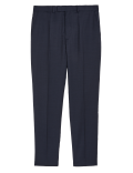 Tailored Fit Pure Wool Suit Trousers