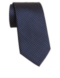 Pin Dot Pure Silk Tie