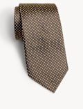 Pin Dot Pure Silk Tie