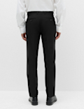 Tailored Fit Textured Suit Trousers