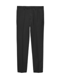 Tailored Fit Textured Suit Trousers